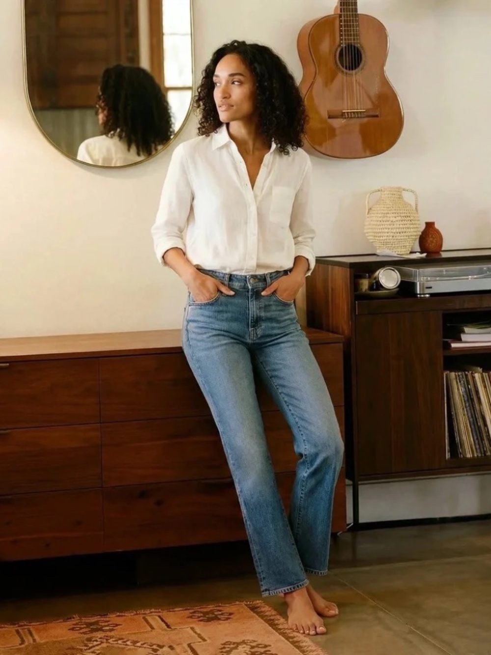 NWT Edwin Lark Ankle Bootcut Jeans in Wilder Wash | Size 32